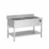 Plonge Inox 2 Bacs – Évier Pro CHR - Cuisine Professionnelle