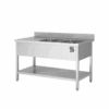 Plonge Inox 2 Bacs – Égouttoir Gauche – Évier Cuisine Pro