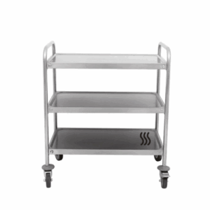Chariot 3 étages en Inox – Roulant - Matériel CHR