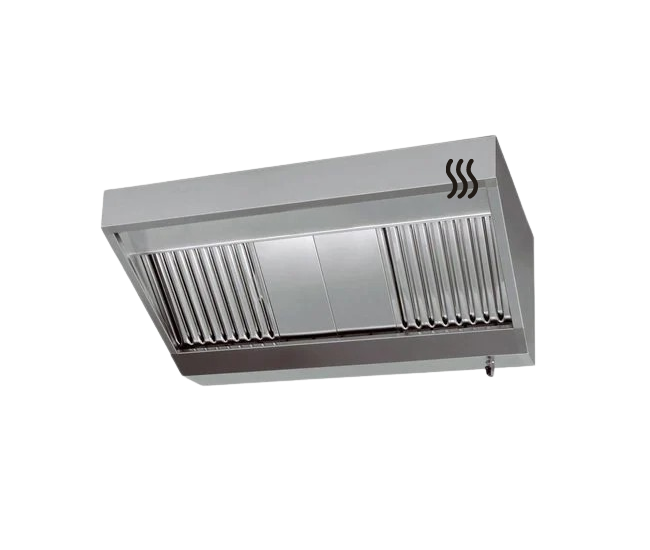 Hotte Professionnelle Trapèze Statique - Cuisine Pro