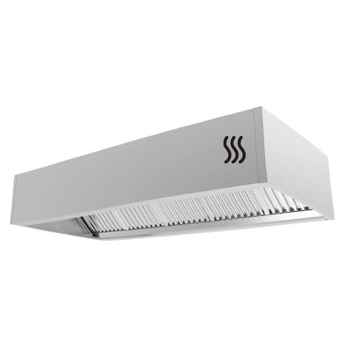 Hotte Professionnelle Cubique - Cuisine Pro