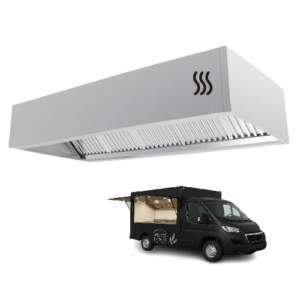 Hotte Cubique Inox pour Food Truck