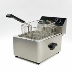 Friteuse électrique 6 L inox – Air Fryer Pro