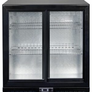 Frigo Bar vitré pour Professionnelle Arrière 2 portes vitrées