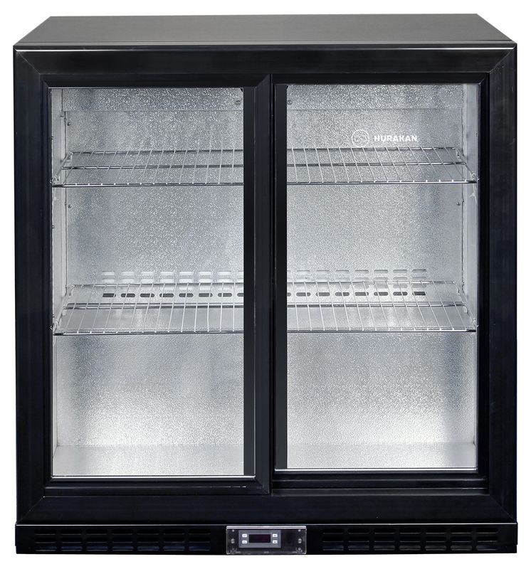Frigo Bar vitré pour Professionnelle Arrière 2 portes vitrées
