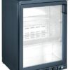 Frigo Bar pour Professionnelle Arrière Noir 1 porte vitrée