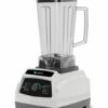 Mélangeur blender gris pro avec bol gradué pour smoothies et cocktails de luxe.