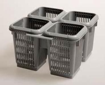 Insert pour couverts professionnel en matériaux résistants pour lave-vaisselle industriel.