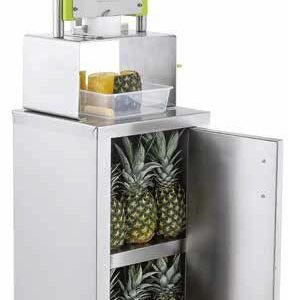 Socle inox professionnel Apach 1104 pour éplucheur d'ananas.