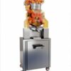 Extracteur d'oranges automatique professionnel sur chariot avec système de pressage en inox.