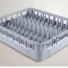 Support de lavage pour assiettes professionnel en matériaux résistants pour lave-vaisselle de restaurant.