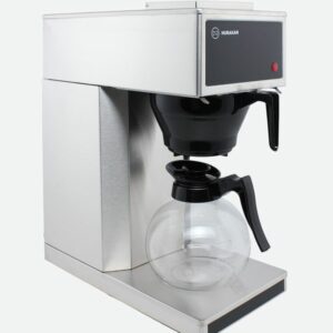 Machine à café professionnelle automatique en acier inoxydable pour extraction d'espresso.