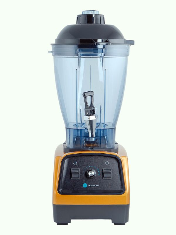 Mélangeur professionnel haute performance en acier inoxydable pour smoothies et cocktails de luxe.