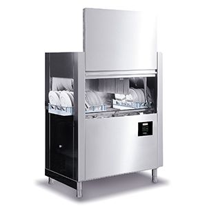 Lave-vaisselle à avancement automatique Apache ARC100 avec tunnel de séchage.