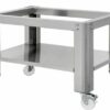 Support four convoyeur Apach AMT 40 en acier inoxydable robuste.