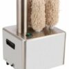 Polisseuse à verre professionnelle Hurakan HKN-GP1000 en acier inoxydable.