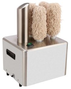 Polisseuse à verre professionnelle Hurakan HKN-GP1000 en acier inoxydable.