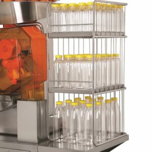 Accessoire de comptoir inox Cancan 38 pour support de bouteilles.