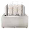 Sécheur polisseur de verres pro Hurakan HKN-GP1500 en acier inoxydable.