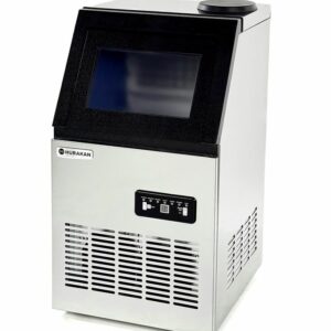 Machine à glaçons cube professionnelle inox compacte production 25 kg