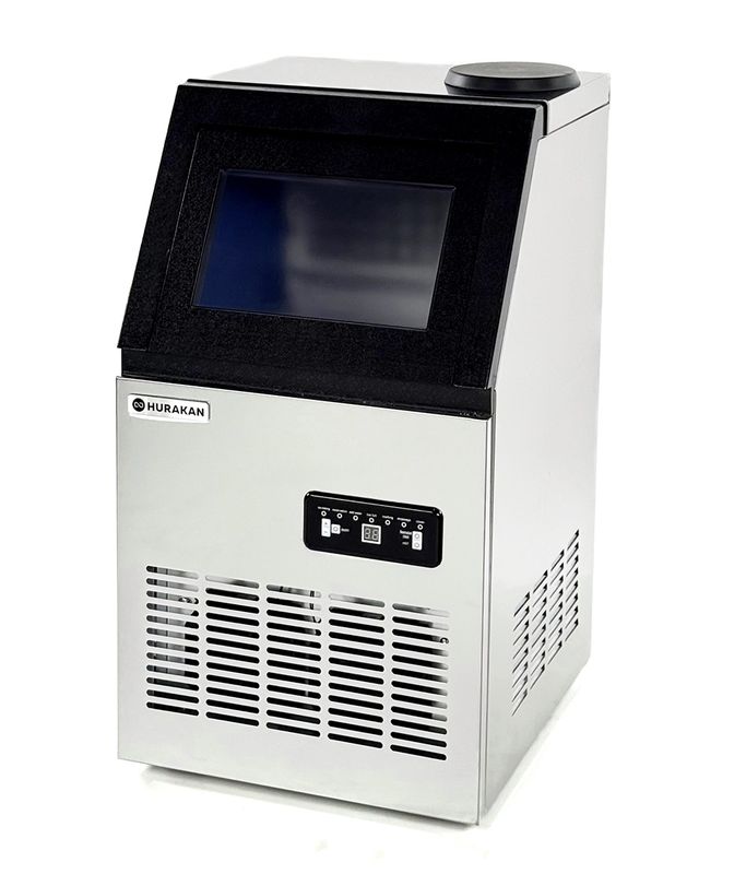 Machine à glaçons cube professionnelle inox compacte production 25 kg