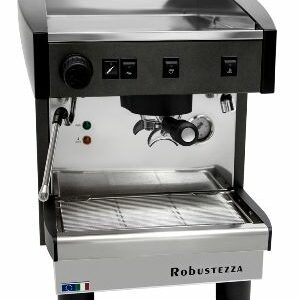Machine expresso semi-automatique pro Robustezza ST1M noire pour grandes tasses.