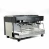 Machine à café professionnelle multiphase Robustezza STH2E noire haute puissance.