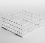 Panier lave-vaisselle professionnel 500x500 mm pour verres et tasses.