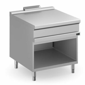 Armoire neutre professionnelle série 900 largeur 800 mm en acier inoxydable.