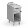 Armoire neutre en acier inoxydable série 700 avec porte battante.