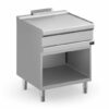 Armoire neutre en acier inoxydable série 700 avec porte battante renforcée.