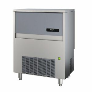 Machine à glaçons cubiques pro luxe en acier inoxydable pour restauration et hôtellerie.