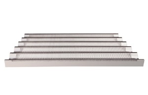 Insert à plateaux professionnel en acier pour lave-vaisselle industriel.